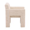 Barnett Dining Chair Cream, by Dovetail, 25" width x 30" height x 26.5" depth thumbnail 3