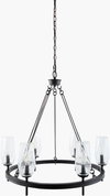 Merivelle Chandelier, by Surya, 28" length x 28" width x 29" height thumbnail