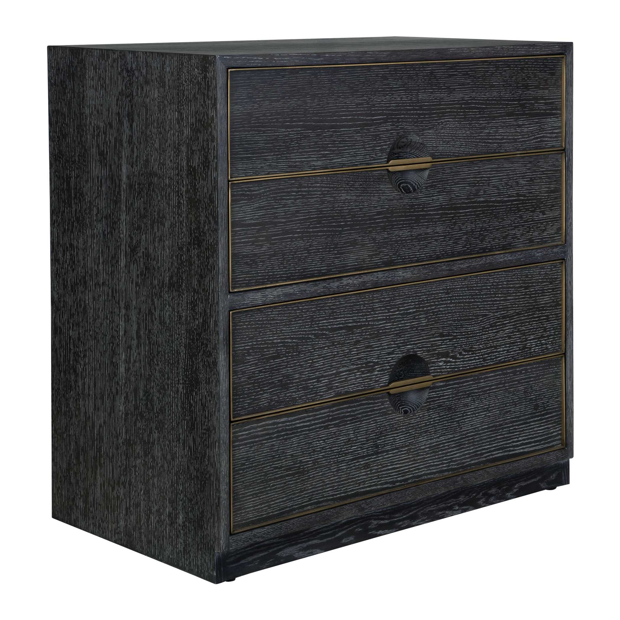 Besos 4 Drawer Walnut Chest, Furniture by Uttermost, 32" width x 32" height x 18" depth View 5