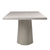 Arya Dining Table Whitewash 88', by Dovetail, 88" width x 30" height x 42" depth thumbnail 3