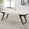 Hover Modern Bench, Benche by Uttermost, 53" width x 19" height x 16" depth thumbnail 2