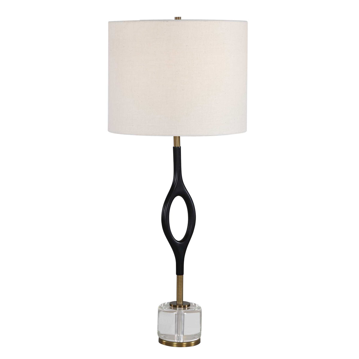 Maryam Cordless LED Buffet Lamp, Table Lamp by Uttermost, 13" width x 30.25" height x 13" depth View 5