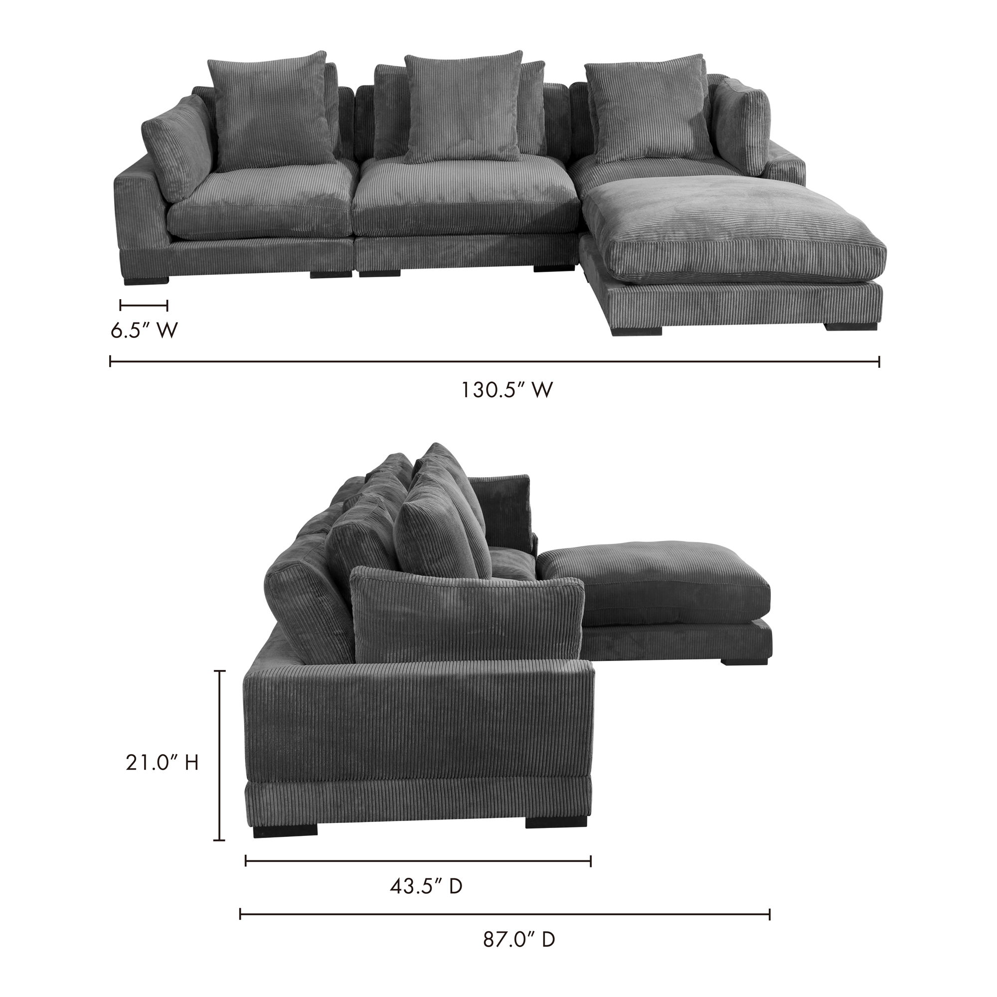 Tumble Lounge Modular Sectional large image 