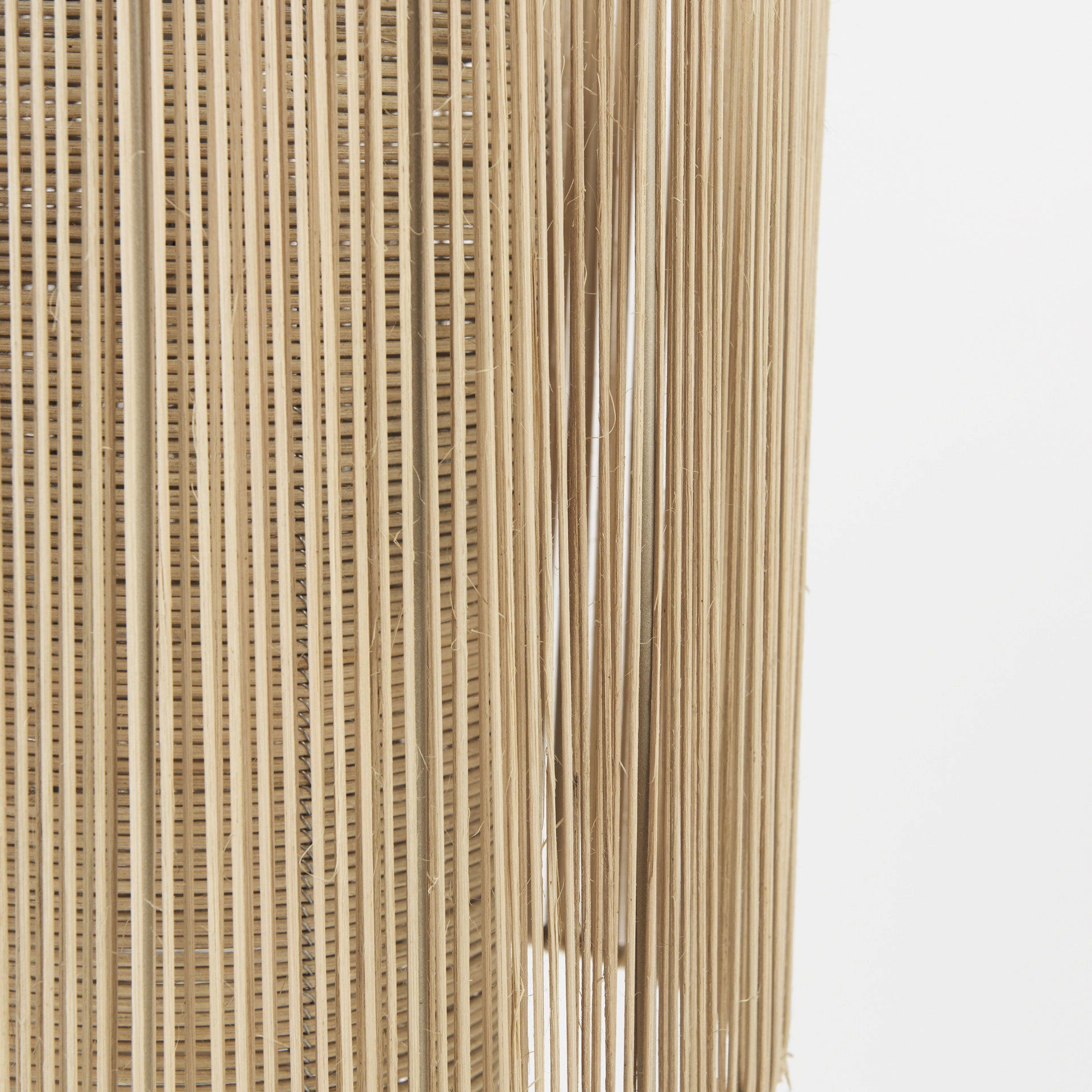 Aviario 14.2 L x 14.2 W x 14.2 H Natural Cane Cylindrical Pendant Light, by Mercana, 12.25" length x 12.25" width x 14.75" height View 8