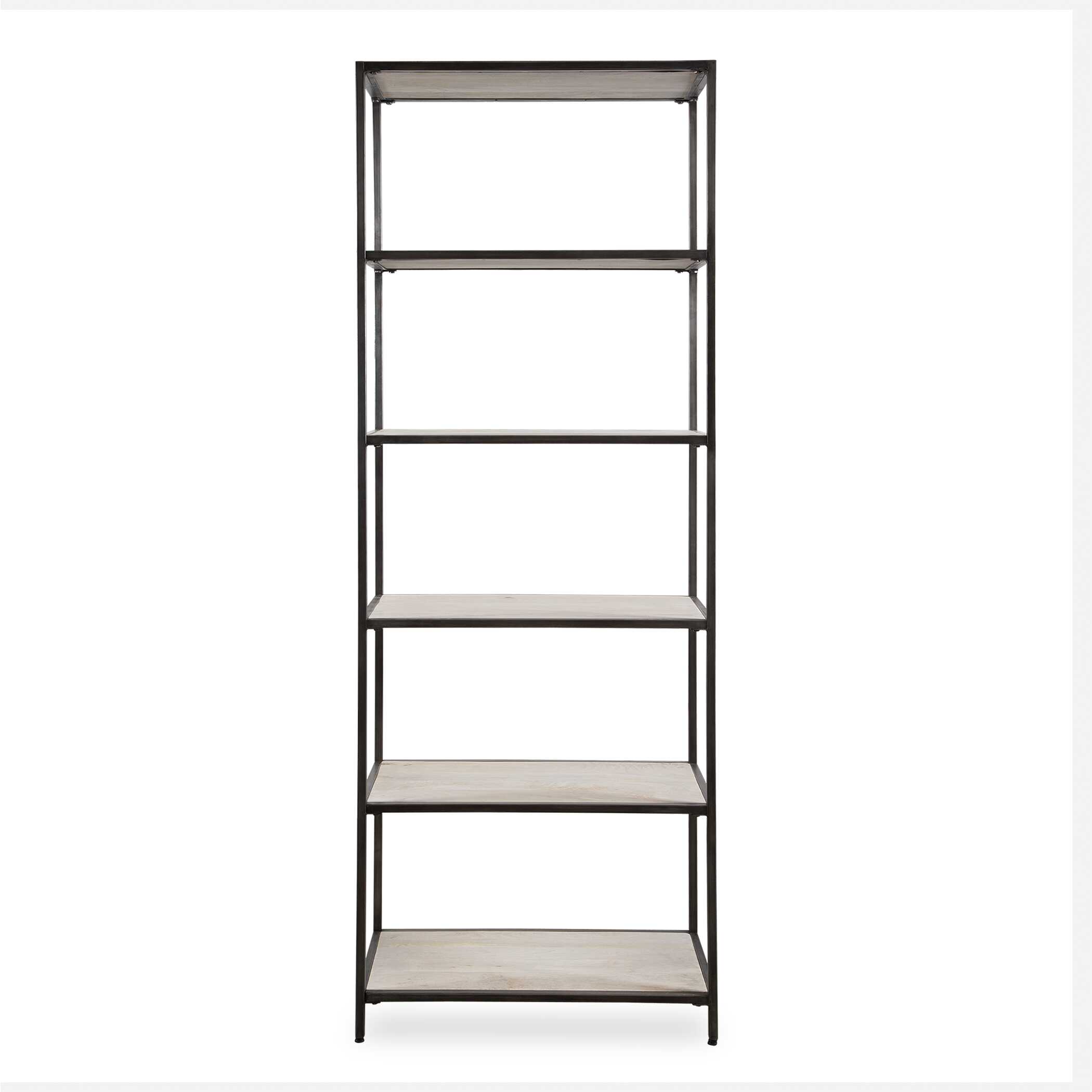 Baldwin Industrial Etagere, Furniture by Uttermost, 31" width x 87" height x 16" depth View 1