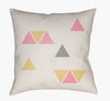 Triangles Accent Pillow, Decorative Pillow by Surya, 18" length x 18" width thumbnail