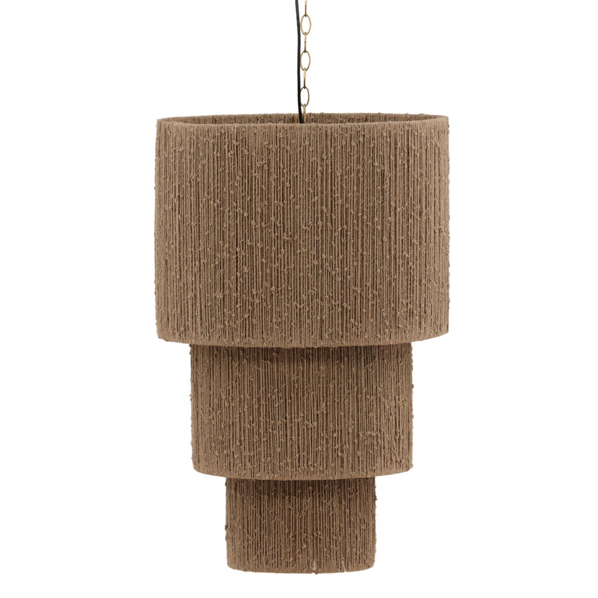 Karo Pendant Light Natural, by Dovetail, 22" width x 34" height x 22" depth View 1