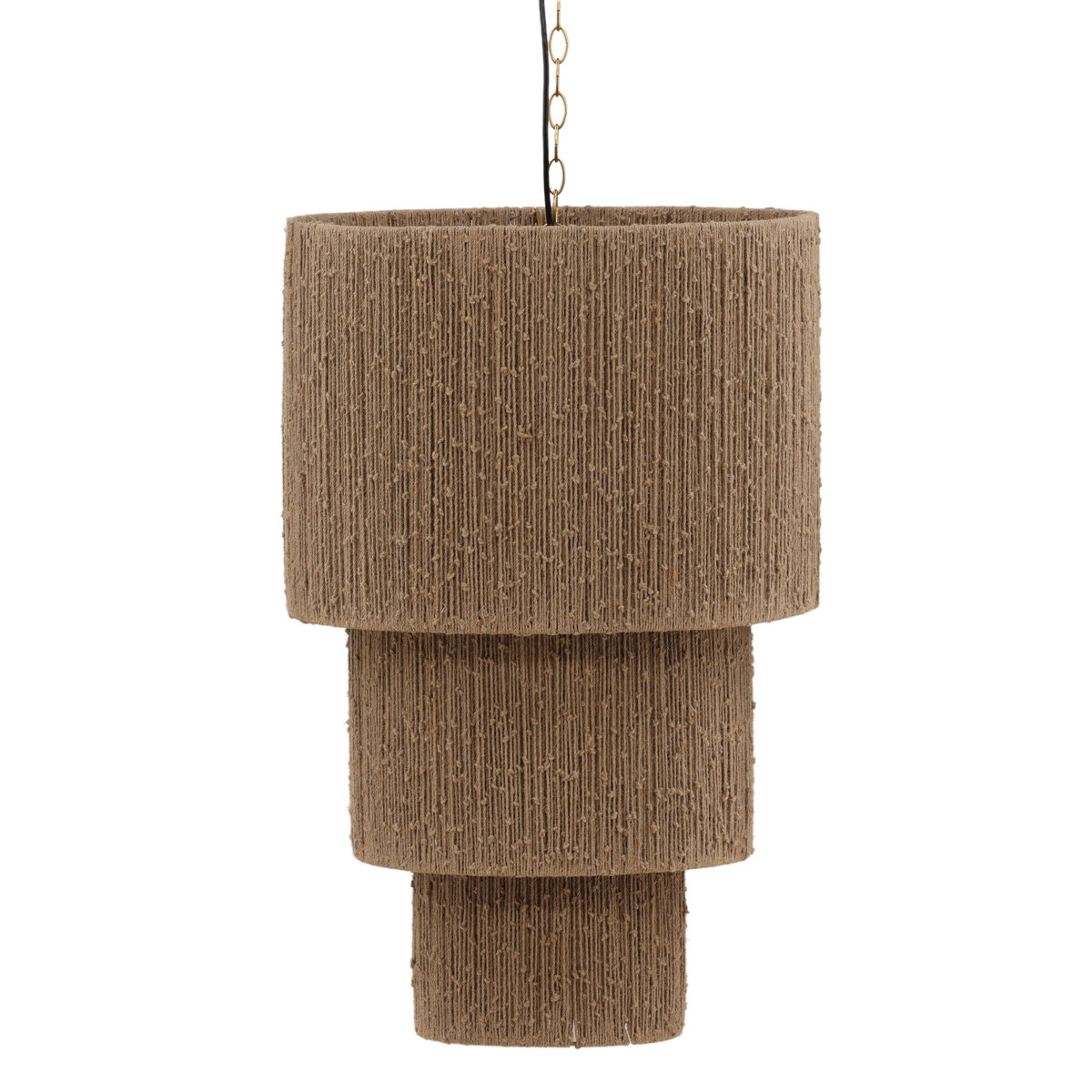 Karo Pendant Light Natural, by Dovetail, 22" width x 34" height x 22" depth View 1