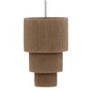 Karo Pendant Light Natural, by Dovetail, 22" width x 34" height x 22" depth thumbnail 1