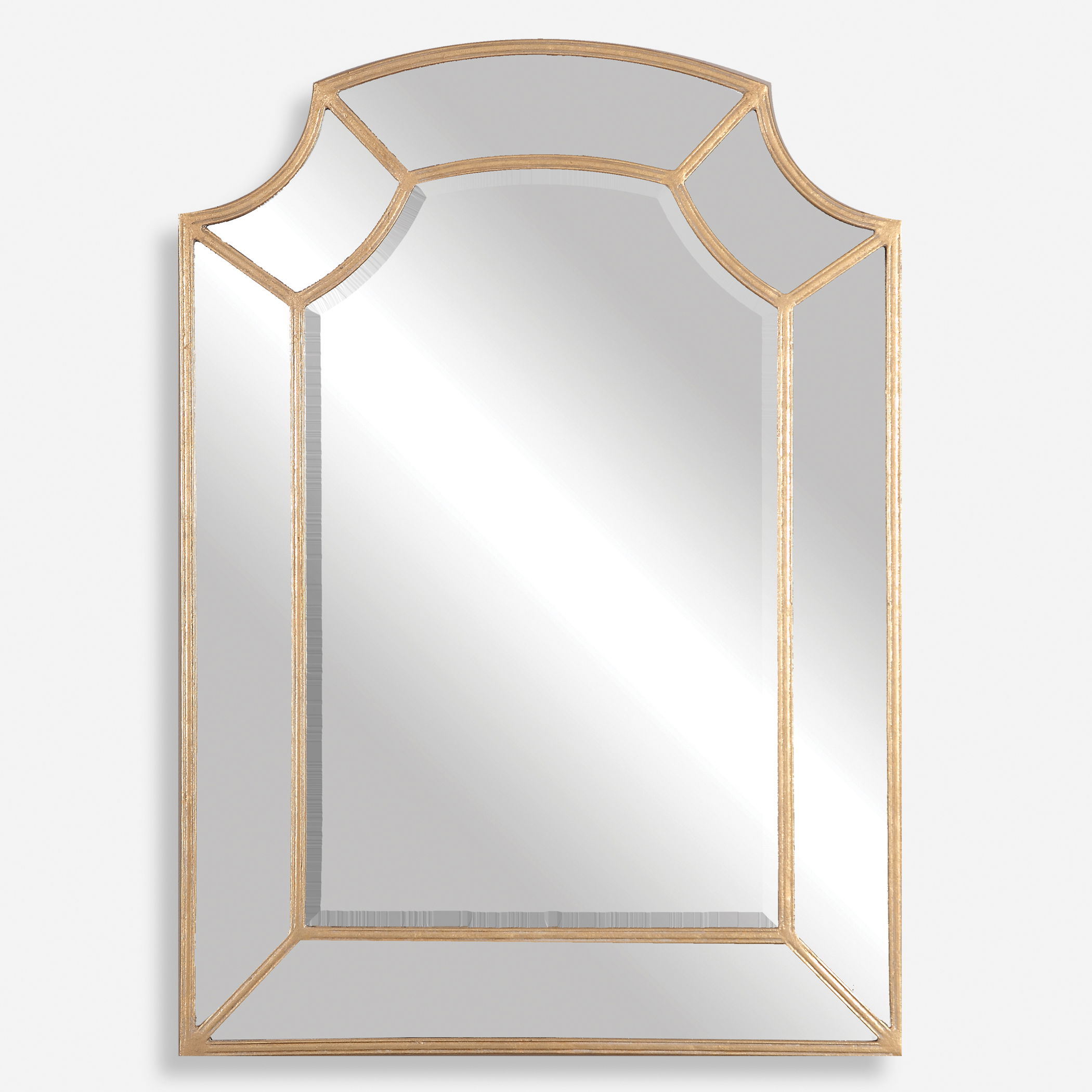 Francoli Gold Arch Mirror large image 