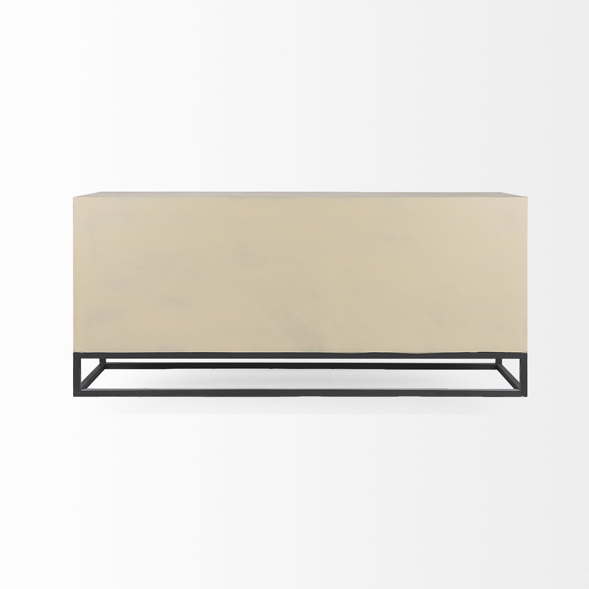 Genevieve II Light Brown Fir Veneer 9 Drawer Sideboard, Sideboards & Buffet by Mercana, 70.08" length x 15.75" width x 30.91" height View 6