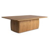 Winston Coffee Table Rustic Oak, by Moe's Home, 55" width x 17" height x 36" depth thumbnail 2