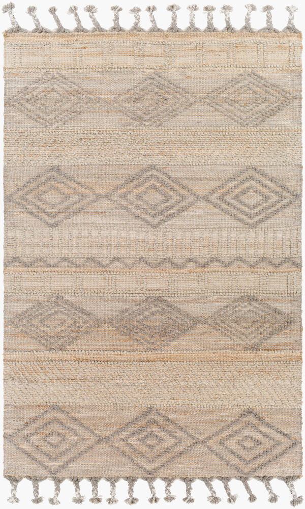 Preston Handmade Rug, by Surya, 1'6" length x 1'6" width