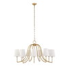 Seville 9 Light Gold Chandelier, Pendant by Uttermost, 21.62" height x 42" diameter thumbnail 8