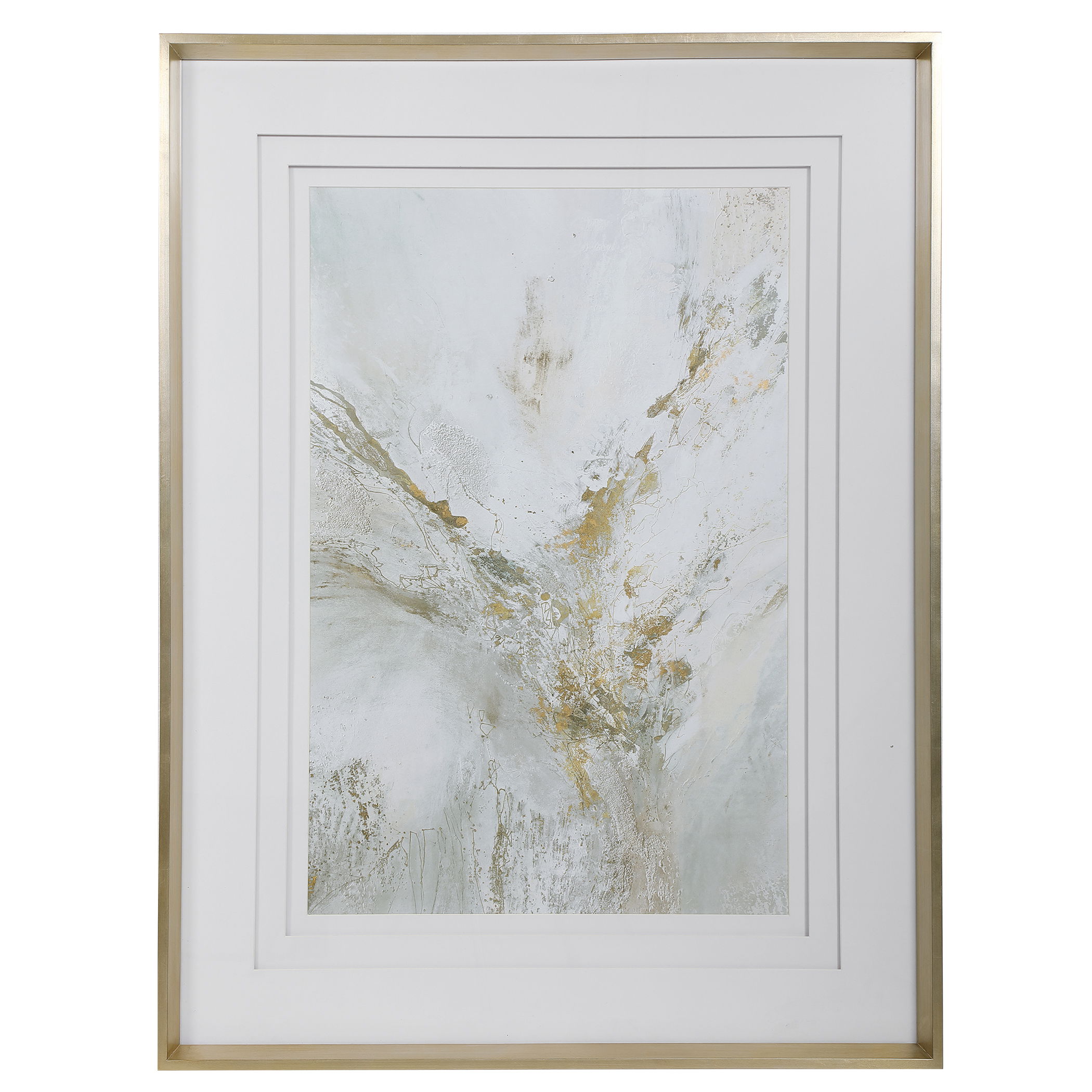 Ethos Framed Abstract Print, Painting by Uttermost, 37.5" width x 49.5" height x 2.5" depth View 1