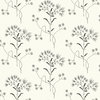 Magnolia Home Wildflower Black & White Peel & Stick Wallpaper, by York Wall, 20' length x 1'8.5" width x 0.02" depth thumbnail