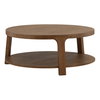 Valera Coffee Table Brown, by Dovetail, 38.25" width x 16.25" height x 38.25" depth thumbnail 1