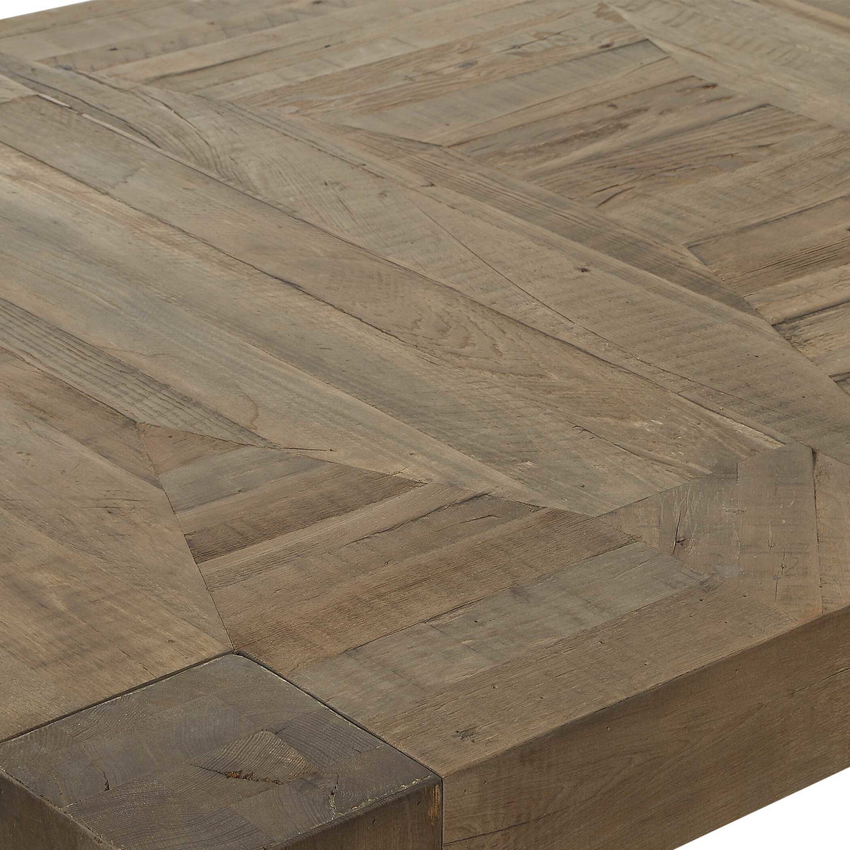 Aldan Reclaimed Oak Dining Table, by Uttermost, 116" width x 30" height x 40" depth View 6