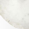 Reinhold II 21L x 21W x 21H Round Live-Edge Marble Top and Gold Metal Base Side/End Table thumbnail 9