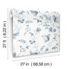 Floral Lace Navy Wallpaper thumbnail 5