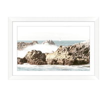 Online Designer Living Room Easy Sailing Framed Print, White Frame With Mat, 32x22