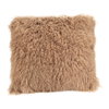 Lamb Fur Pillow Large, Decorative Pillow by Moe's Home, 22" width x 22" height x 3" depth thumbnail 1