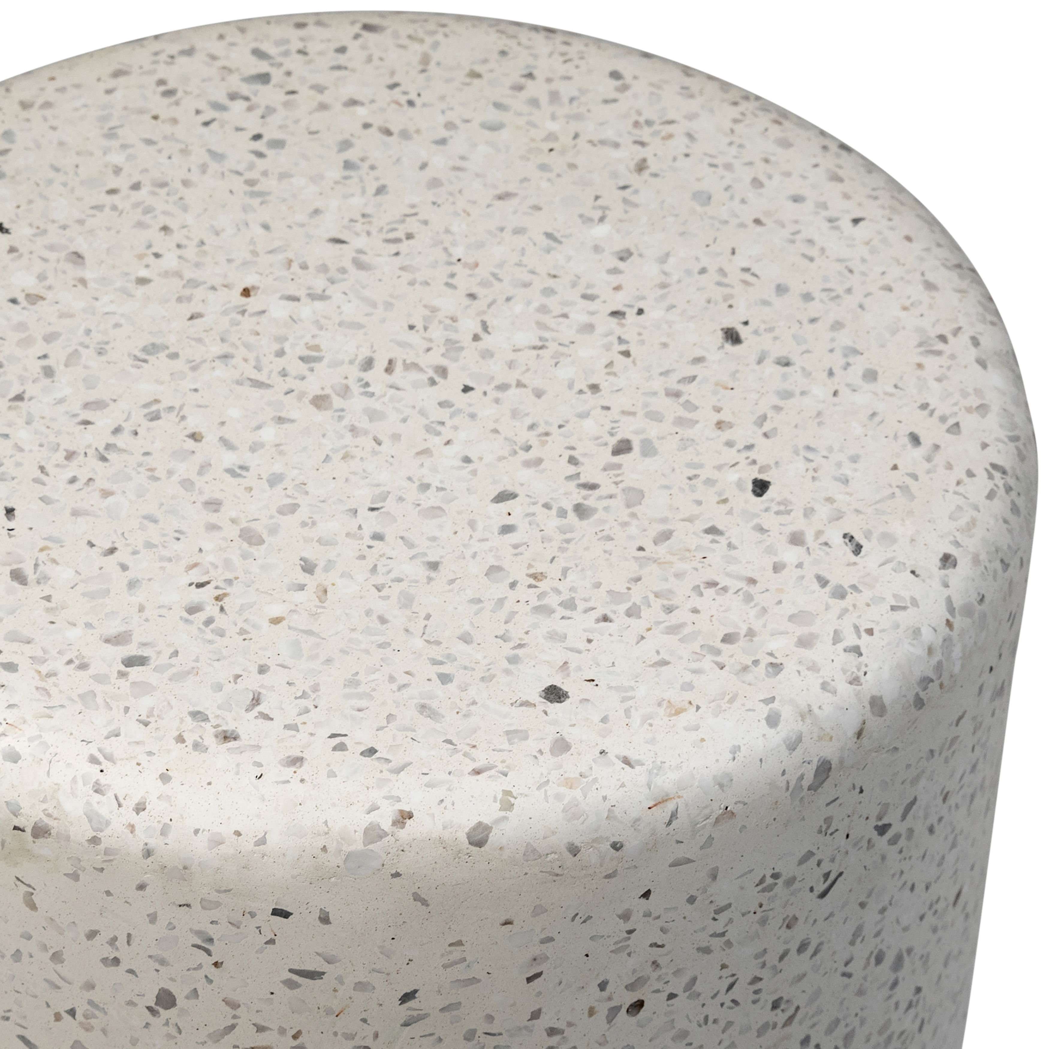 Adriti Outdoor Side Table 18', Side & End Table by Dovetail, 18" width x 21" height x 18" depth View 3