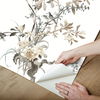Wild Flowers Neutral Peel & Stick Wallpaper thumbnail 2