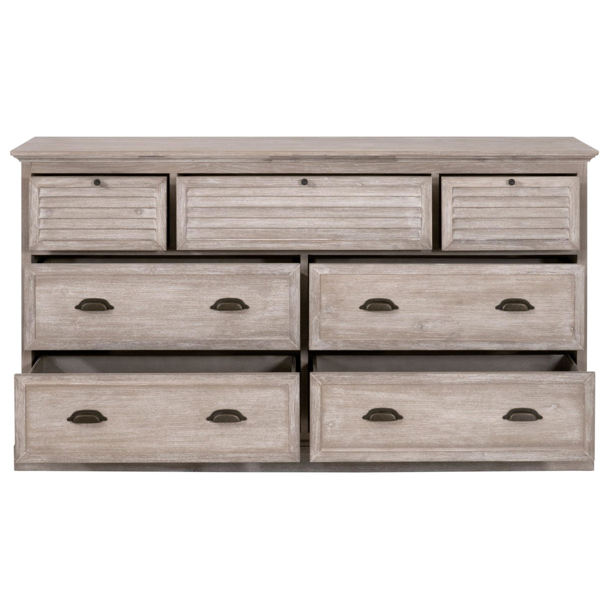 Eden 7-Drawer Media Dresser, by Essentials for Living, 67.75" width x 37.5" height x 20" depth View 2