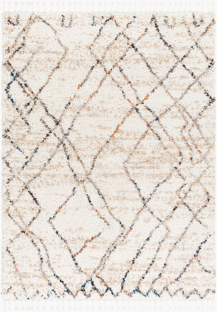 Jakarta Machine Woven Rug, by Surya, 1'3.75" length x 1'3.75" width