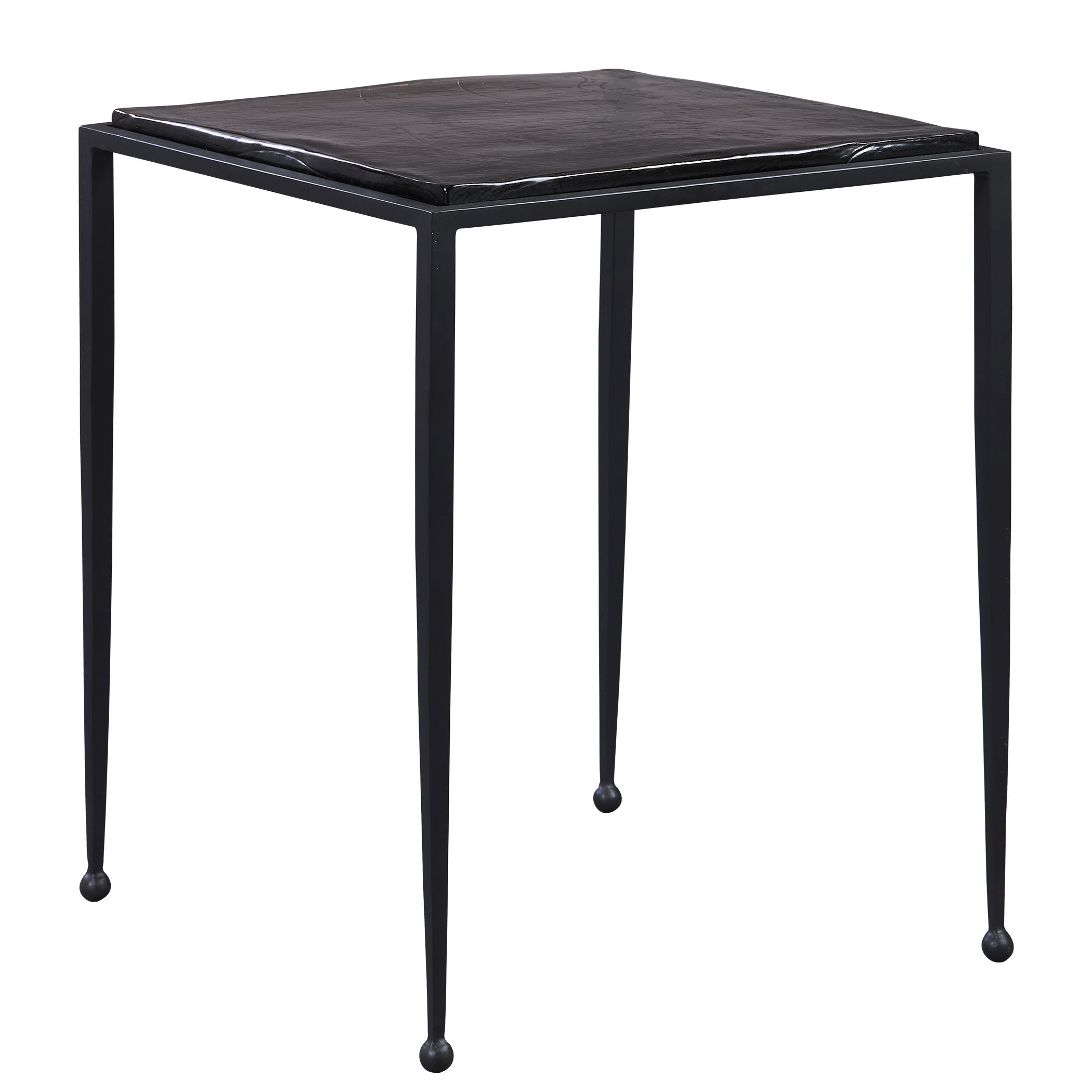 Wavelet Iron Side Table large image 