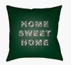 Home Sweet Home Accent Pillow, Decorative Pillow by Surya, 20" length x 20" width thumbnail
