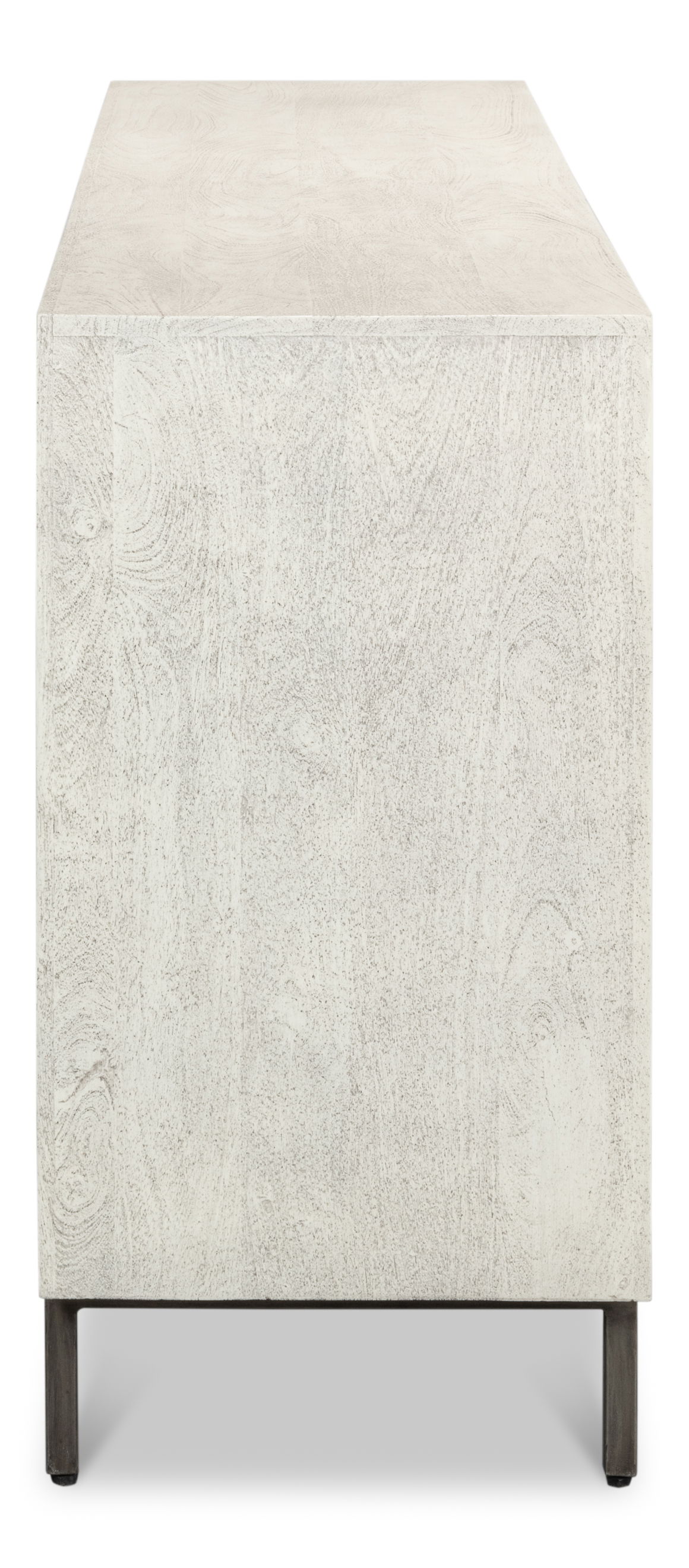 Bricka Three Door Sideboard, Cabinets & Sideboard by Sarreid, 70" length x 18" width x 35" height View 4