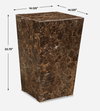 Poe Marble Accent Table, Side & End Table by Uttermost, 14.12" width x 22.75" height x 14.12" depth thumbnail 3