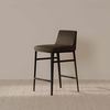 Baron Bar Stool Charcoal Grey, Counter & Bar Stool by Moe's Home, 17.5" width x 38" height x 20" depth thumbnail 6