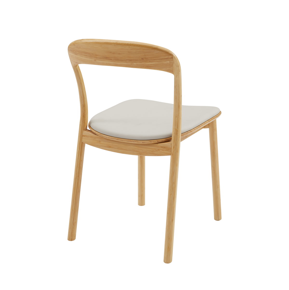 Hanna Dining Chair Leather Seat, Wheat (Set of 2), by Greenington, 18" length x 21.5" width x 30.75" height View 6