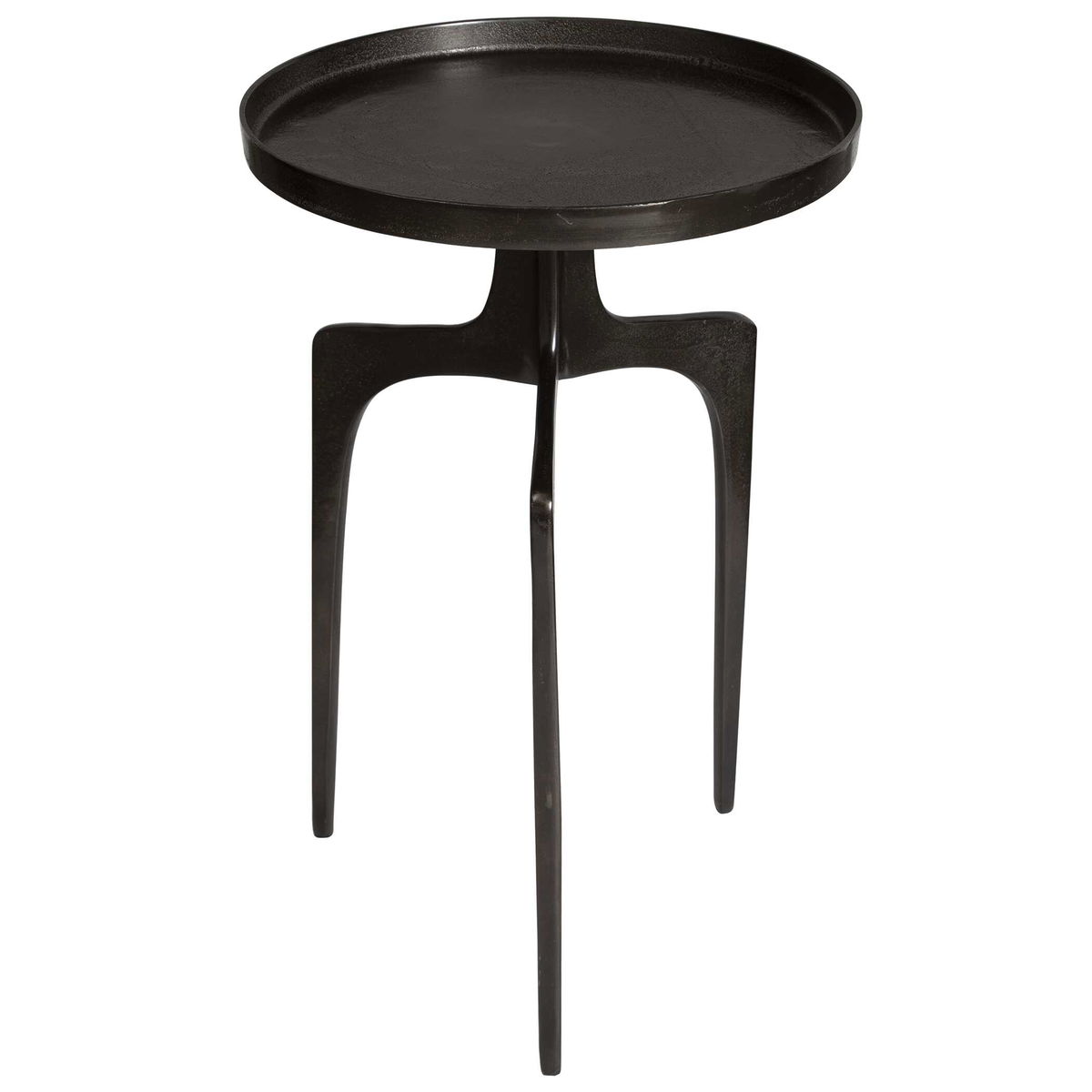 Kenna Bronze Accent Table, Side & End Table by Uttermost, 16" width x 25" height x 16" depth View 5