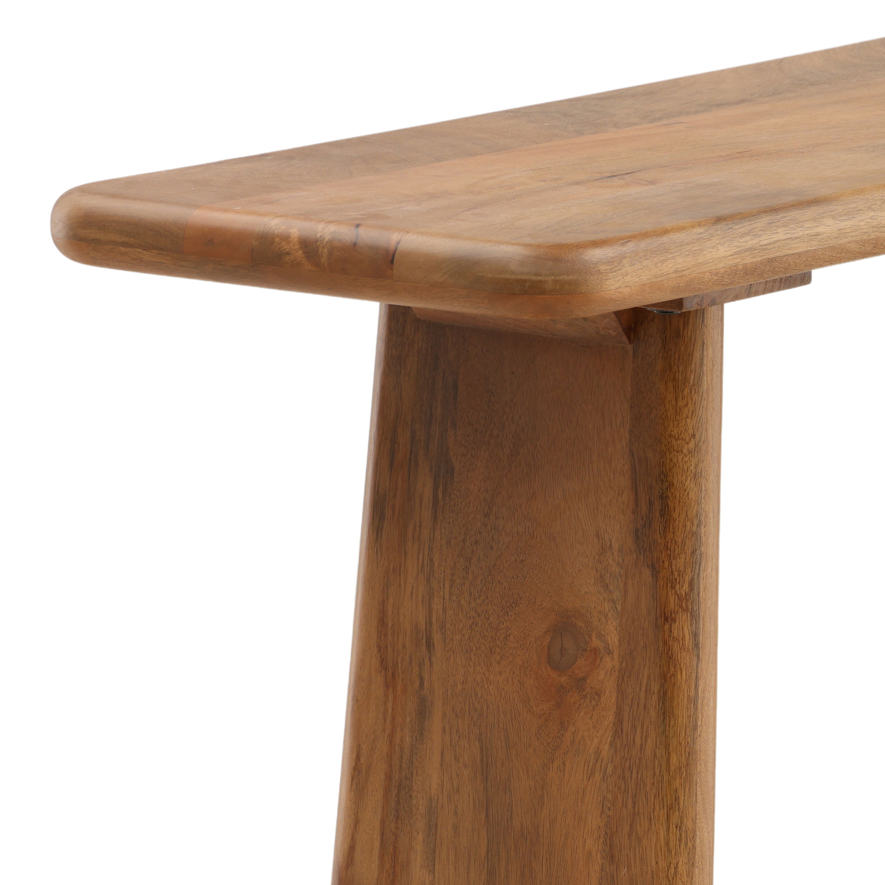 Winsor Console Brown, Console Table by Dovetail, 59" width x 32" height x 59" diameter x 15" depth View 5