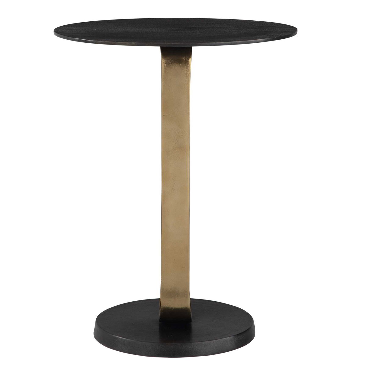 Aperture Brass Accent Table, Side & End Table by Uttermost, 17.3" width x 23" height x 17.3" depth View 6