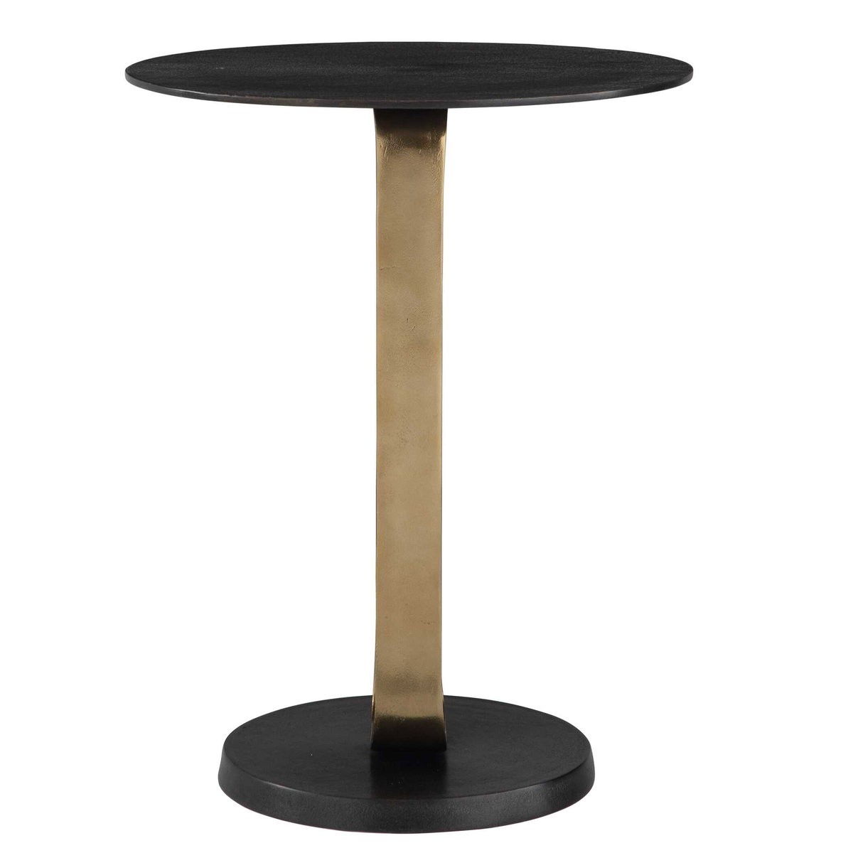 Aperture Brass Accent Table, Side & End Table by Uttermost, 17.3" width x 23" height x 17.3" depth View 6