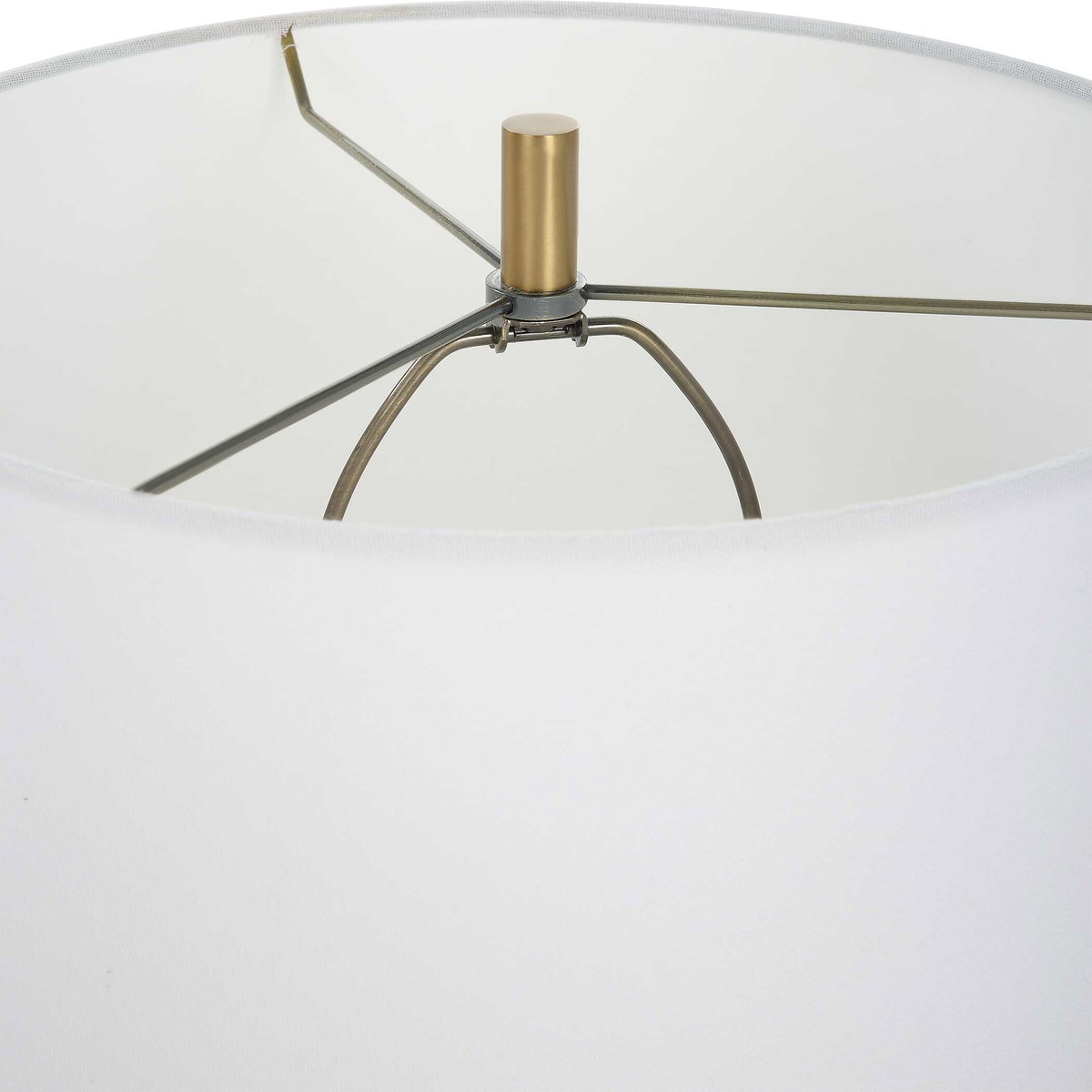 Trentino Dark Emerald Green Table Lamp, by Uttermost, 1'4" width x 2'4" height x 1'4" depth View 8