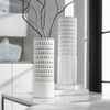 Angelou White Vases, Set/2 thumbnail 1