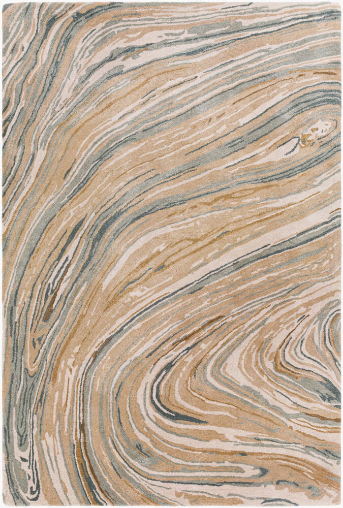 Kavita Handmade Rug, by Surya, 7'6" length x 5' width