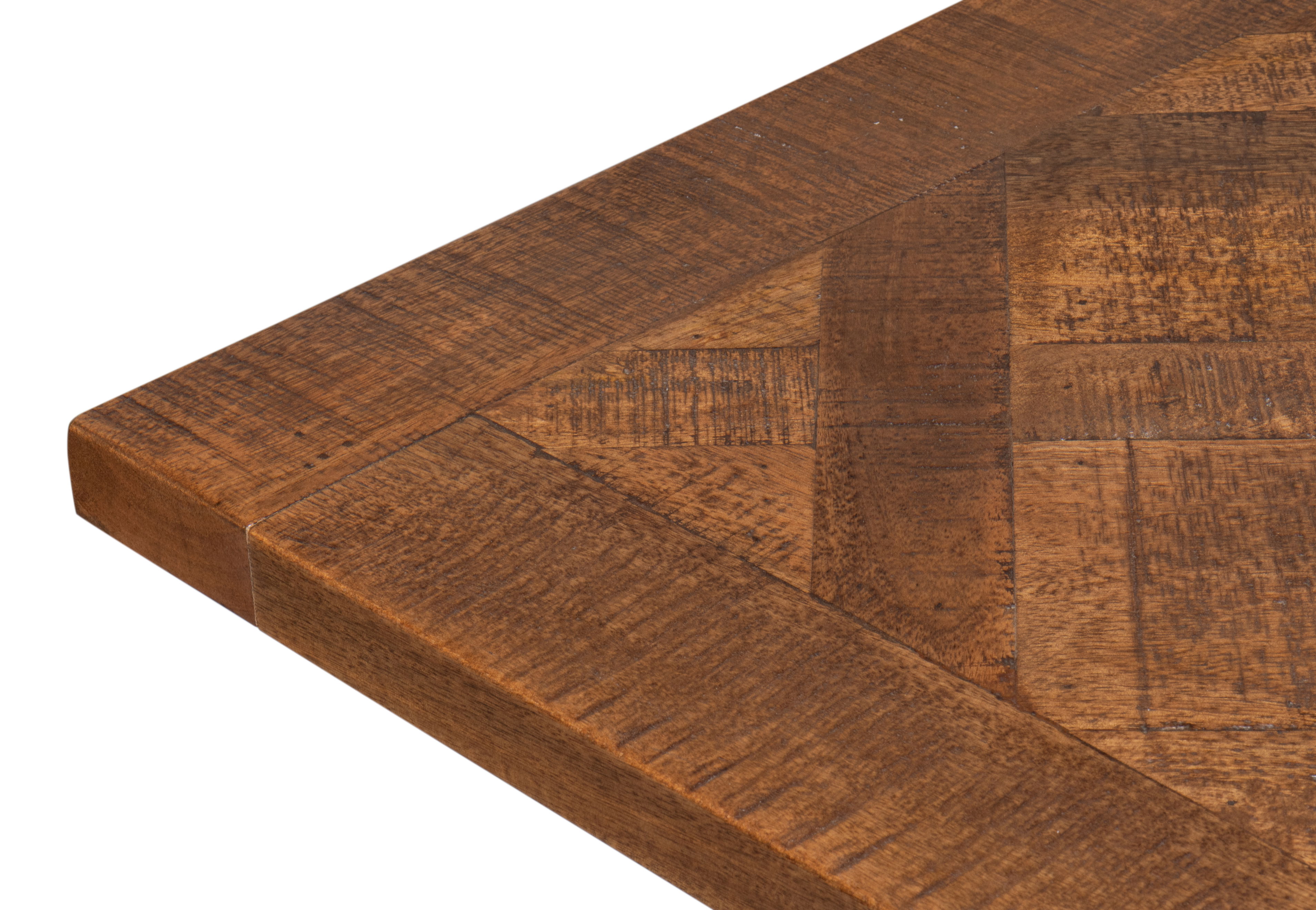 Paige Parquet Top Dining Table large image 