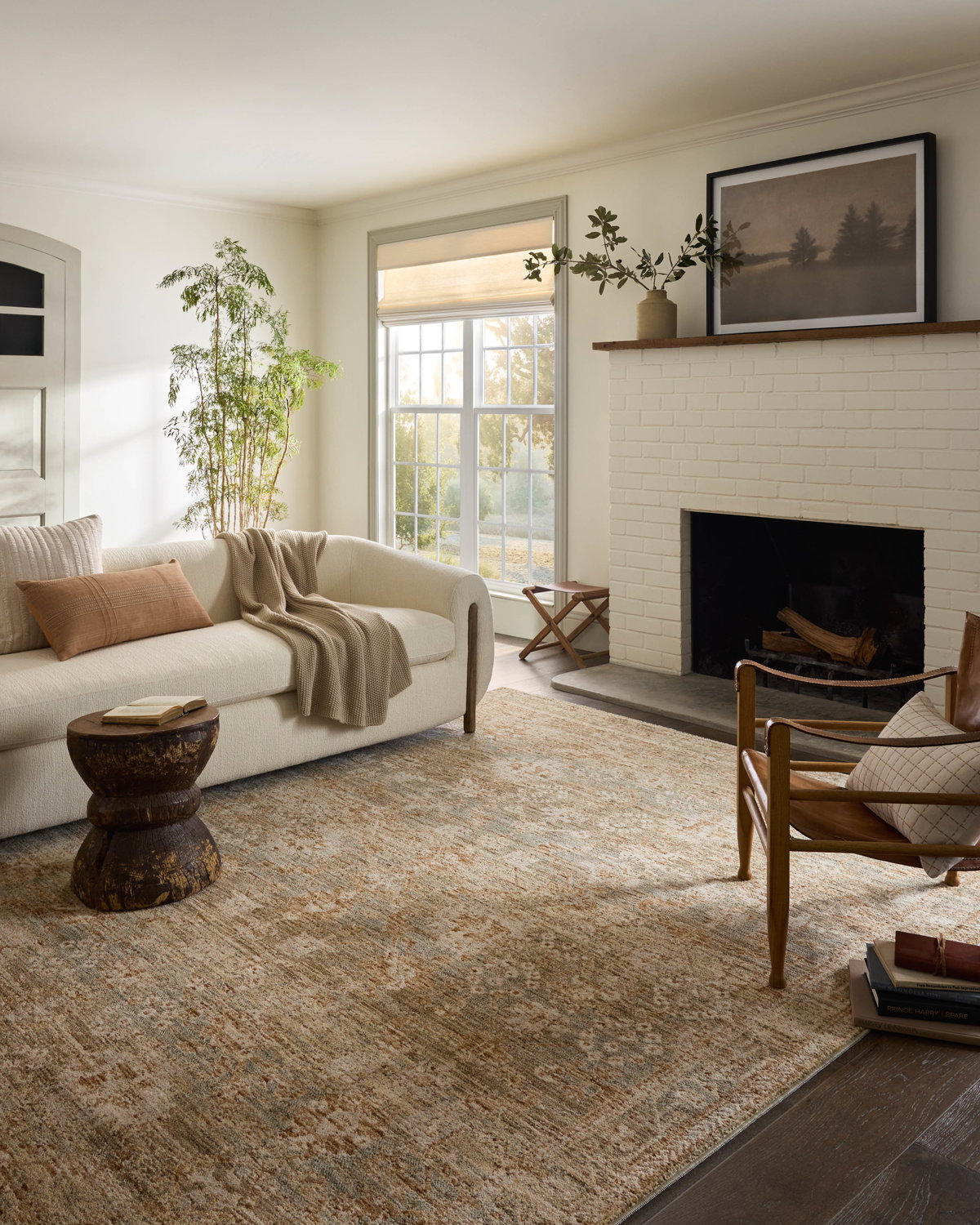 Magnolia Home by Joanna Gaines x Loloi Junie Rug, 5'3" length x 5'3" width View 3