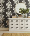 Magnolia Home Tea Rose Black & White Peel & Stick Wallpaper thumbnail 1