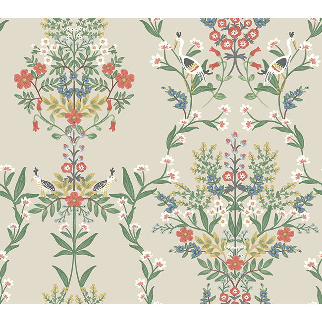 Luxembourg Beige & Red Wallpaper large image 