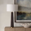 Forage Dark Scalloped Table Lamp, by Uttermost, 1'3" width x 2'7.5" height x 1'3" depth thumbnail 4