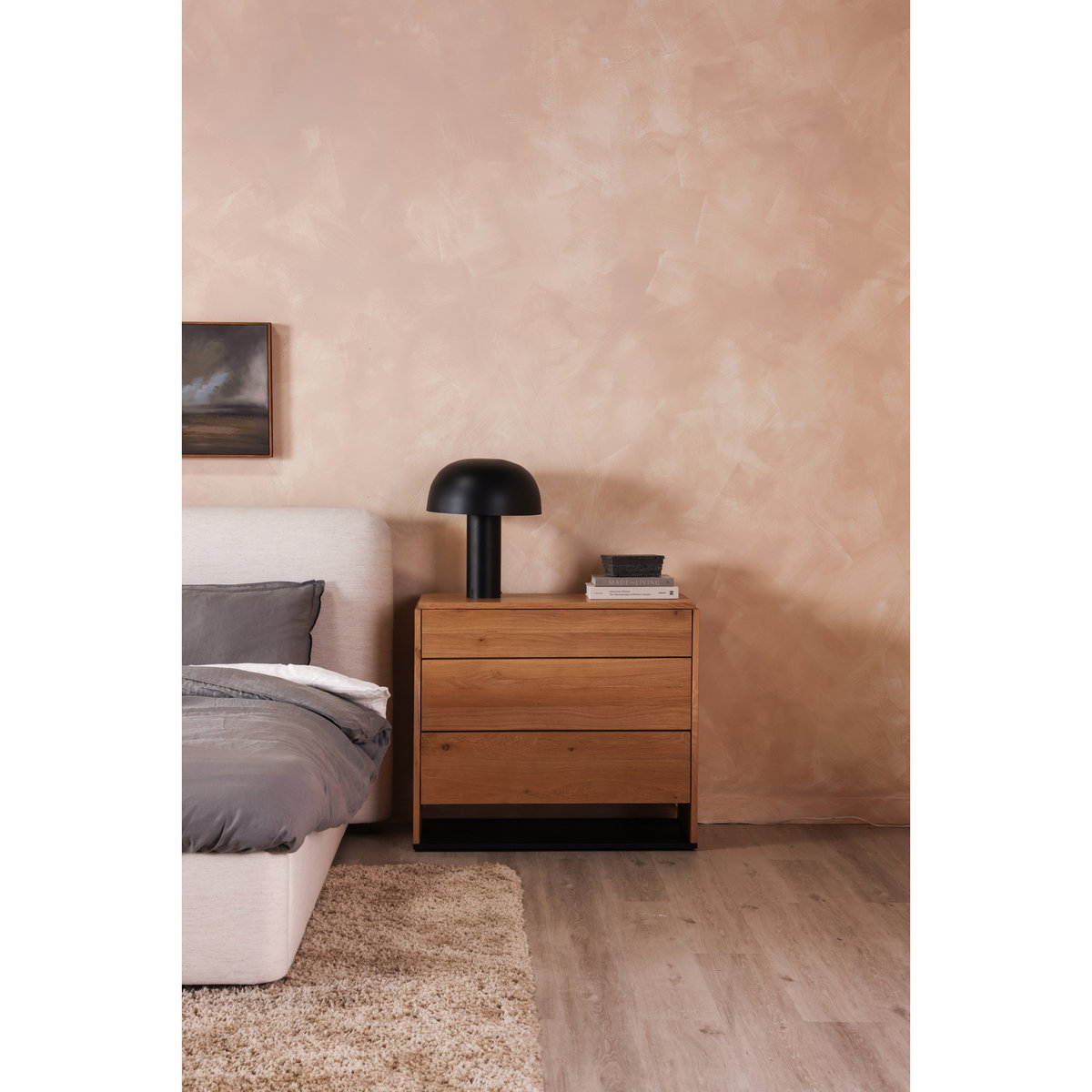 Samara Queen Bed Linen, by Moe's Home, 75" width x 43" height x 88" depth View 9