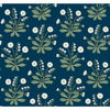 Meadow Flowers Navy & White Wallpaper thumbnail 0